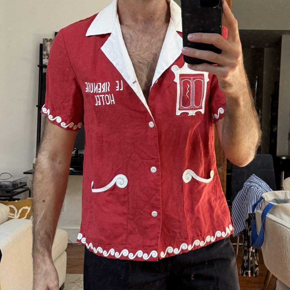 Tombolo Le Sirenuse Red Shirt - M